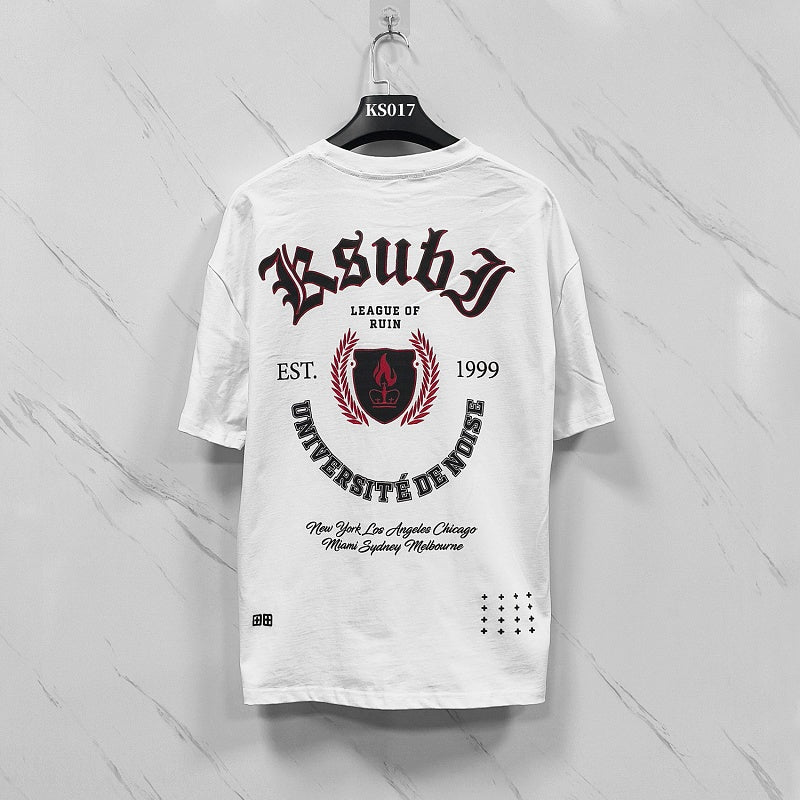 KSUBI T SHIRTS High-quality 260g 32-count double-yarn pure cotton streetwear—suitable for all seasons.