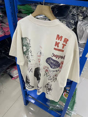 Paly Hollywood T Shirts Heavyweight high-quality pure cotton streetwear