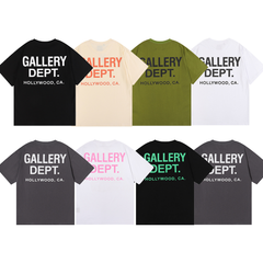 GALLERY DEPT T Shirts Ink-splatter style pure cotton casual wear