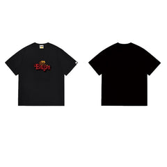 Bathing Shark print T Shirts High-quality 100% cotton streetwear