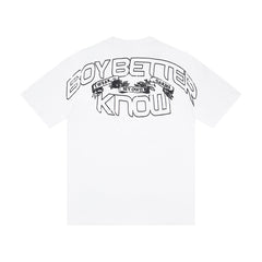 CORTEIZ T-shirt Y2K Heavyweight 3D Letter Printed Oversized Streetwear T-Shirt