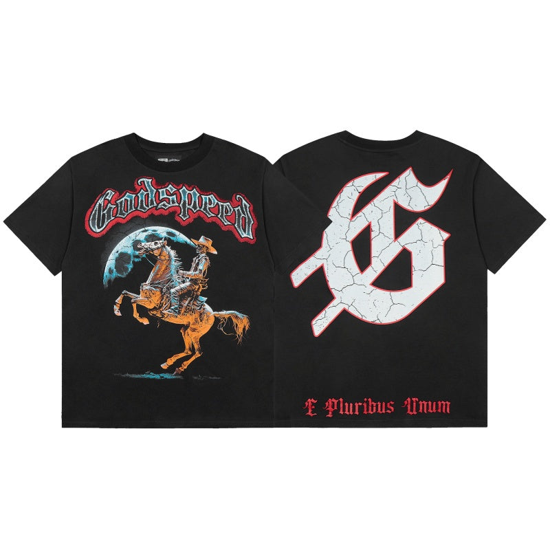 Godspeed T Shirts 100% pure cotton 260g fabric Streetwear fashion