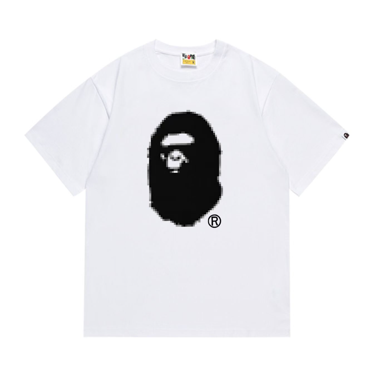 Bathing Shark print T Shirts