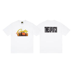 CORTEIZ T-shirt Y2K Heavyweight Red Timer Dynamite Print Oversized Streetwear T-Shirt