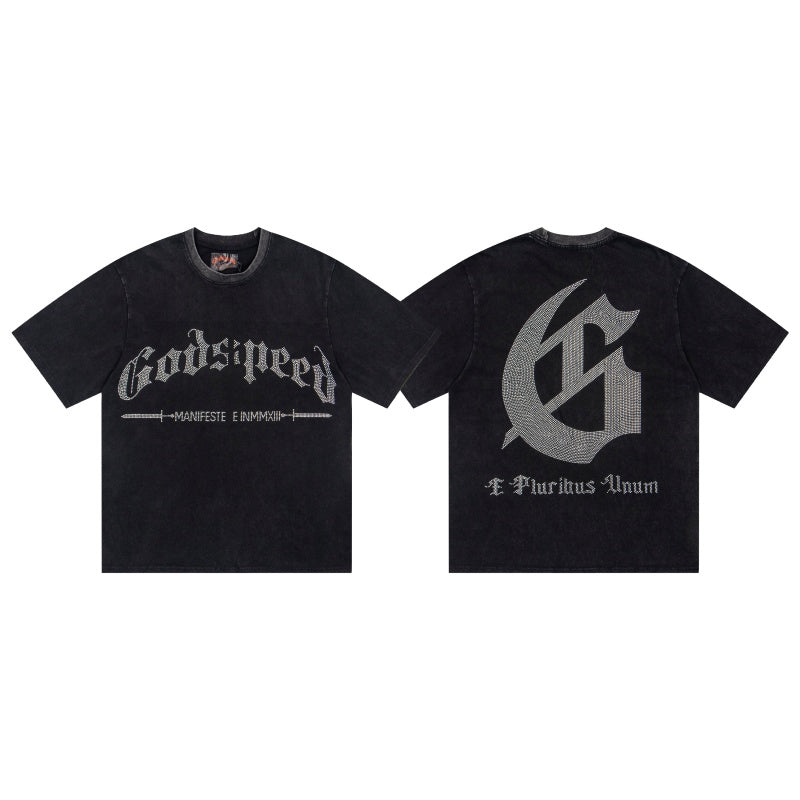 Godspeed T Shirts High-quality trendy pure cotton spring and autumn