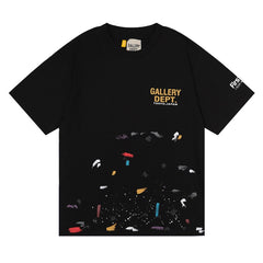 GALLERY DEPT T Shirts Ink-splatter style pure cotton casual wear