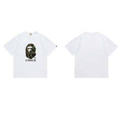 Bathing Shark print T Shirts High-quality 100% cotton streetwear
