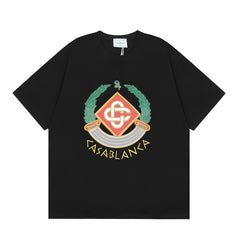 Casablanca T SHIRTS High-quality pure cotton streetwear