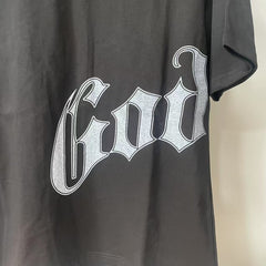 Godspeed T Shirts Minimal Gothic Font Back Design