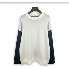 RHUDE knit sweater Large Back Curved Block‑Letter Motif Raglan‑Sleeve Relaxed Knitwear