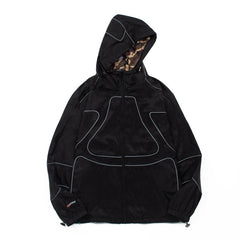 American-style baseball jacket American High-Street Hip-Hop Alcatraz / CRTZ Style Windbreaker & Reflective-Trim Set ¨C Men's Camouflage Tech-Shell Jacket & Sportswear