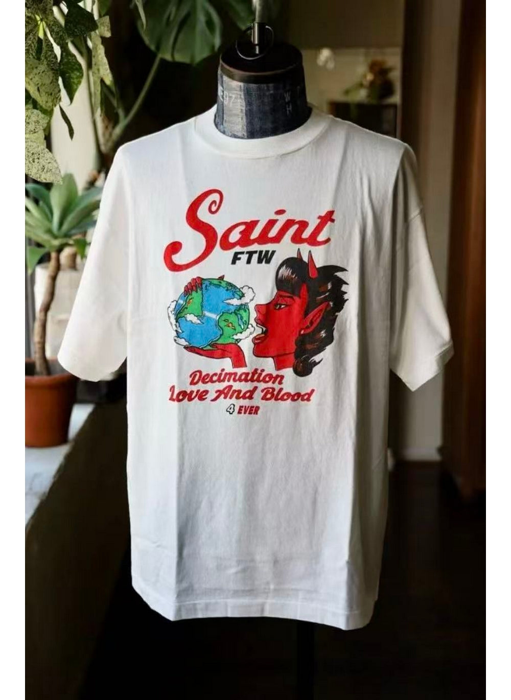 Saint Michael T Shirts High-quality, trendy pure cotton clothing