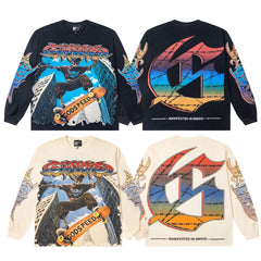 Godspeed Long sleeved shirts High-quality trendy pure cotton spring and autumn
