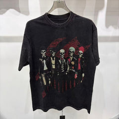 Godspeed T Shirts Grunge Skeleton Group Street