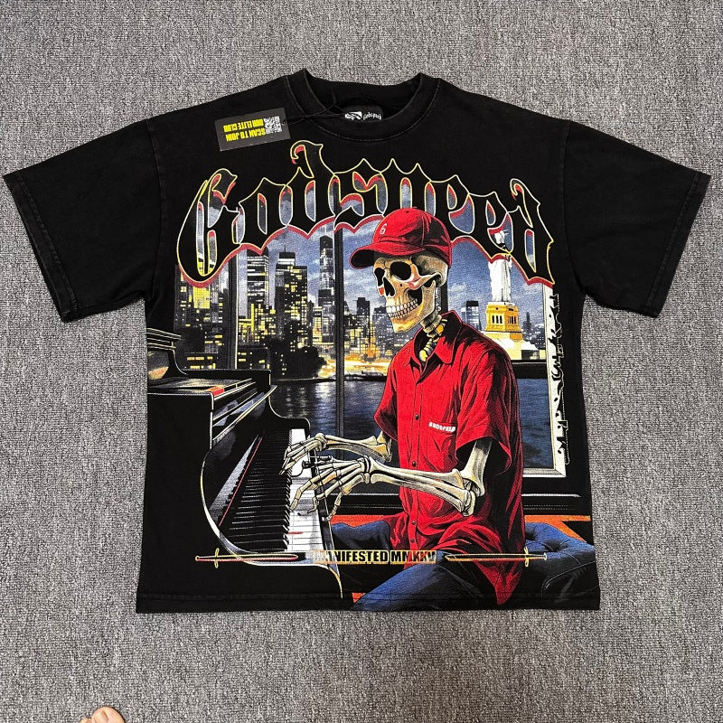 Godspeed T Shirts 100% pure cotton 260g fabric Streetwear fashion