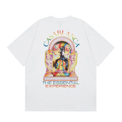 Casablanca T SHIRTS High-quality pure cotton streetwear