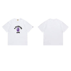 Bathing Shark print T Shirts High-quality 100% cotton streetwear