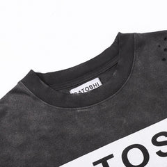 SATOSHI T Shirts High-quality pure cotton trendy unisex heavyweight loose fit fashionable and versatile