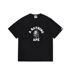 Bathing Shark print T Shirts High-quality 100% cotton streetwear