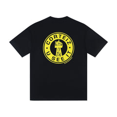CORTEIZ T-shirt Y2K Heavyweight Round Graphic Oversized Streetwear T-Shirt