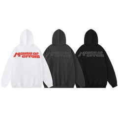 HOUSE OF ERRORS Hoodie High-quality pure cotton "Big Eye" high-street apparel 380g Pure Cotton French Terry