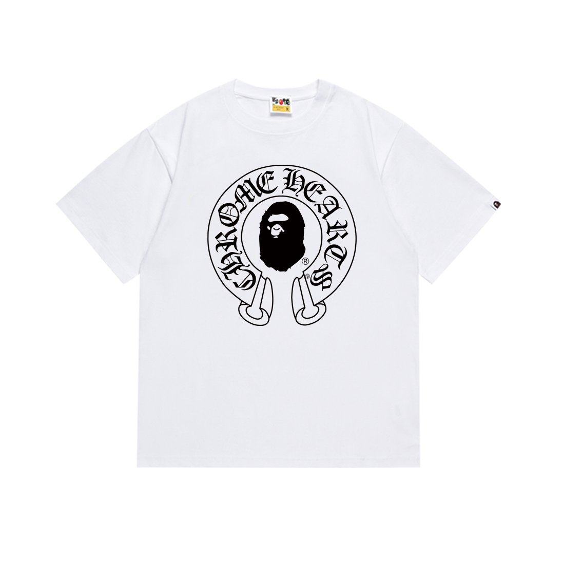 Bathing Shark print T Shirts