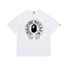 Bathing Shark print T Shirts