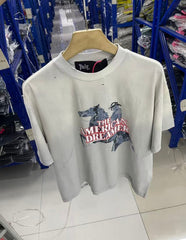 Paly Hollywood T Shirts Heavyweight high-quality pure cotton streetwear