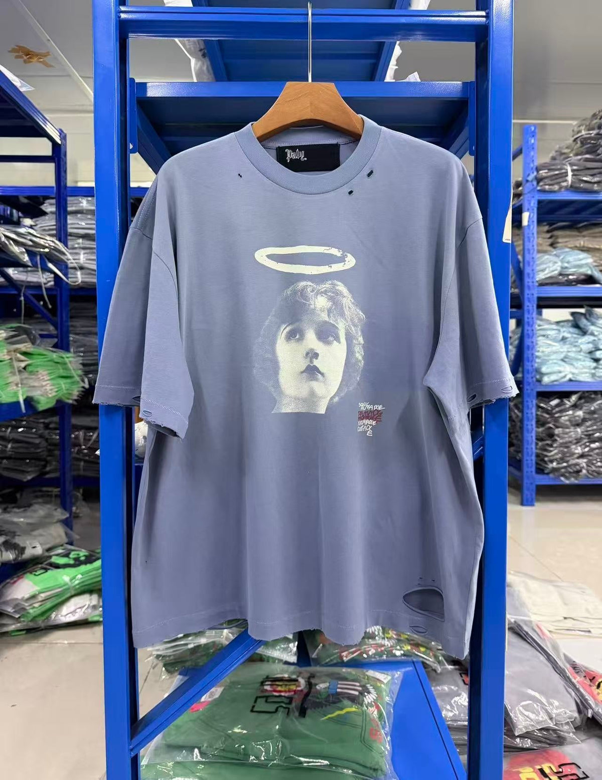 Paly Hollywood T Shirts Heavyweight high-quality pure cotton streetwear