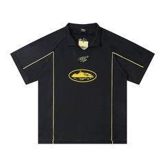 CORTEIZ T-shirt Blokecore Piping Trim Polo Rugby Shirt