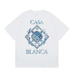 Casablanca T SHIRTS High-quality pure cotton streetwear