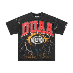 DUAA T Shirts High-quality pure cotton trendy unisex heavyweight