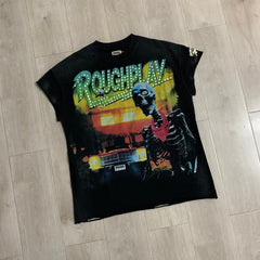 Roughplay T Shirts High-quality pure cotton fashion street style clothing