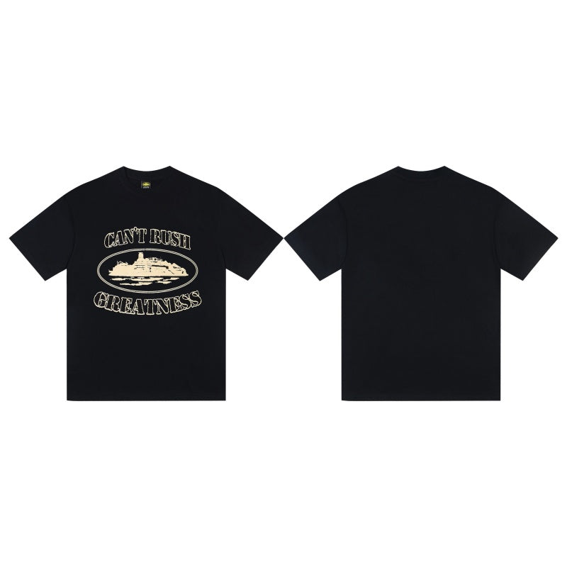 CORTEIZ T-shirt Y2K Heavyweight Varsity Star Print Oversized T-Shirt