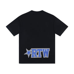CORTEIZ T-shirt Y2K Heavyweight Varsity Star Print Oversized T-Shirt