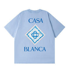 Casablanca T SHIRTS High-quality pure cotton streetwear
