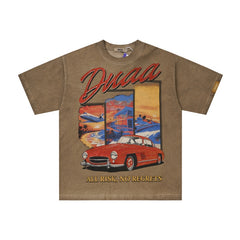 DUAA T Shirts High-quality pure cotton trendy unisex heavyweight