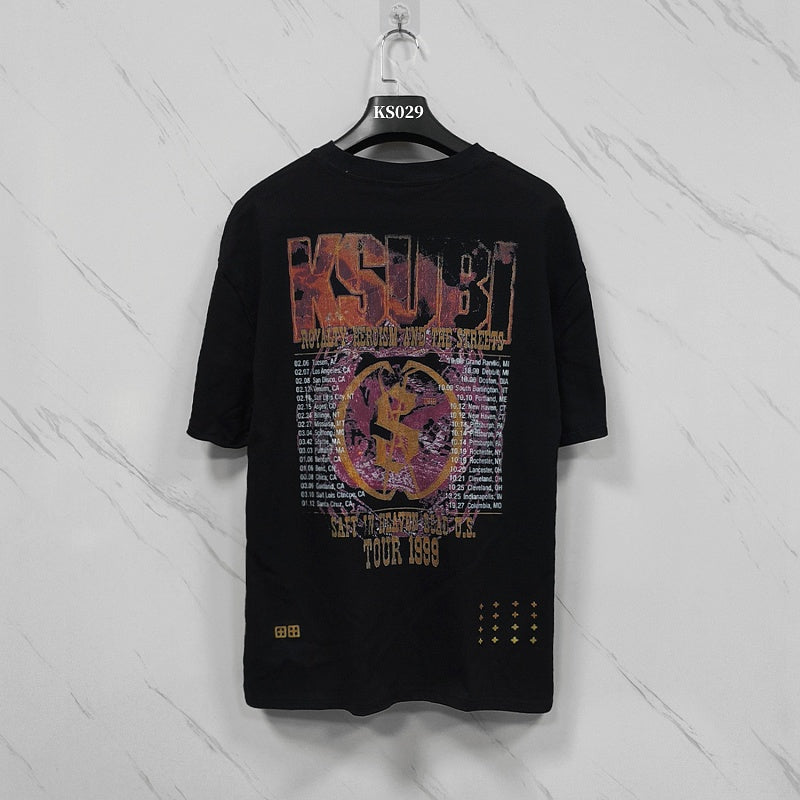 KSUBI T SHIRTS High-quality 260g 32-count double-yarn pure cotton streetwear—suitable for all seasons.
