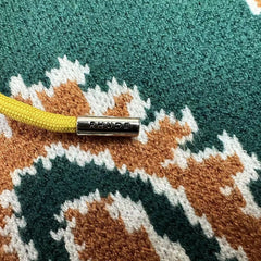 Casablanca knitted shorts Contrast Yellow Drawstring Relax Fit