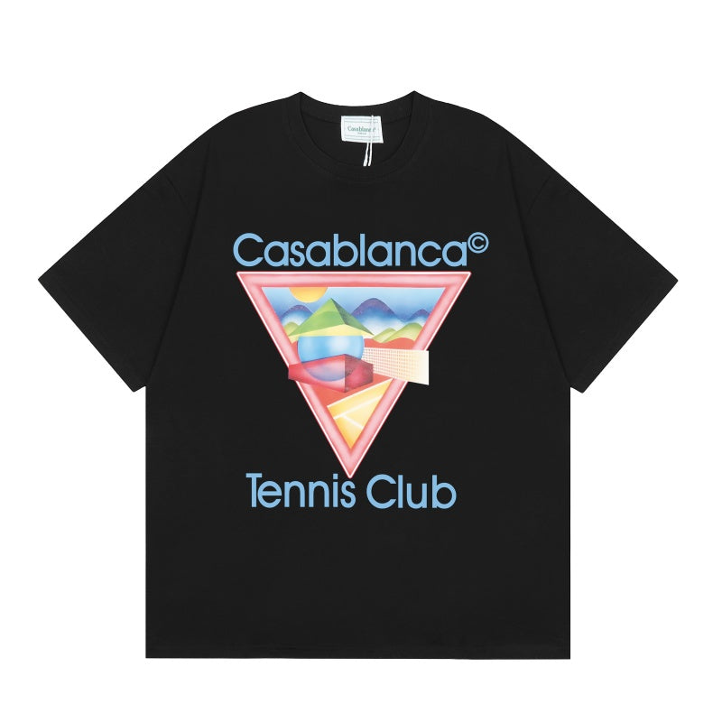 Casablanca T SHIRTS High-quality pure cotton streetwear
