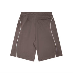 CORTEIZ Shorts Black Loose Fit Sporty Piping Track Shorts – Streetwear Edition