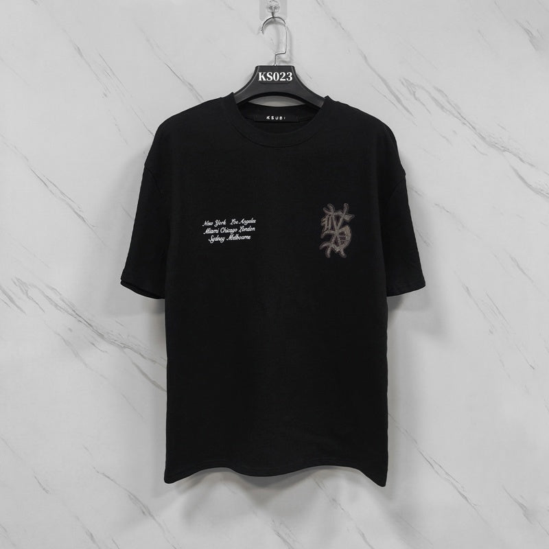 KSUBI T SHIRTS High-quality 260g 32-count double-yarn pure cotton streetwear—suitable for all seasons.