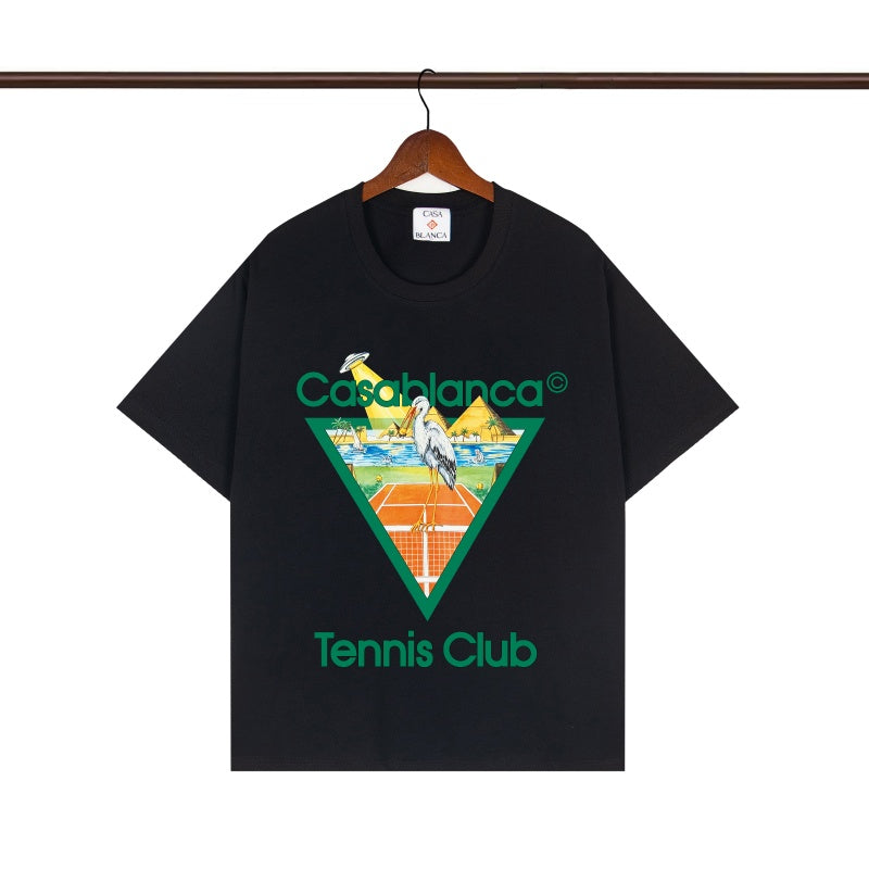 Casablanca T SHIRTS High-quality pure cotton streetwear