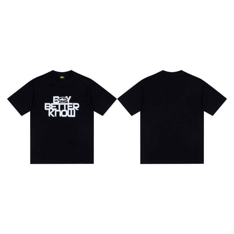 CORTEIZ T-shirt Y2K Heavyweight Retro Leopard Girl Printed Oversized Streetwear T-Shirt