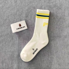 Bathing Shark print Socks ape head socks men and women medium tube towel bottom outdoor actual combat elite training sports basketball socks