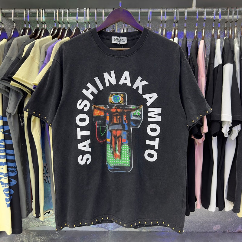 Satoshi Nakamoto T Shirts WELCOME TO THE MACHINE TEE
