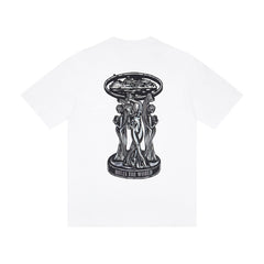 CORTEIZ T-shirt Y2K Front Mini Back Big Classical Goddess Statue Printed Oversized Tee