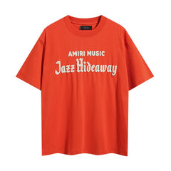 Amiri T Shirts Washed Series Foam-effect font