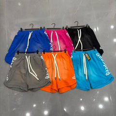 Godspeed Shorts Vertical Script Logo Elastic Waist Beach Shorts