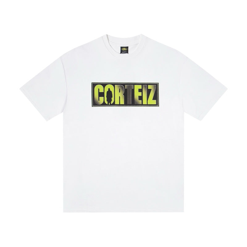 CORTEIZ T-shirt Y2K Heavyweight Letter Box Print Oversized T-Shirt
